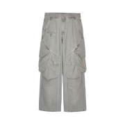 Ignota Core:11 Washed Cargo Pants Smoky White