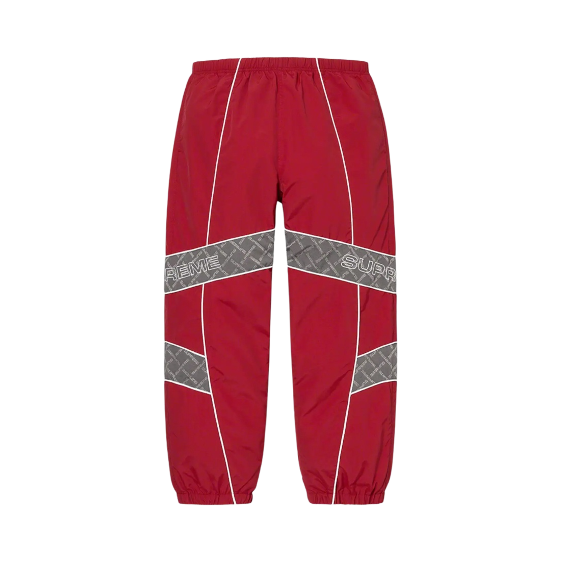 슈프림 자카드 패널 트랙 팬츠 레드 - 22FW(Supreme Jacquard Panel Track Pants Red - 22FW) - 1