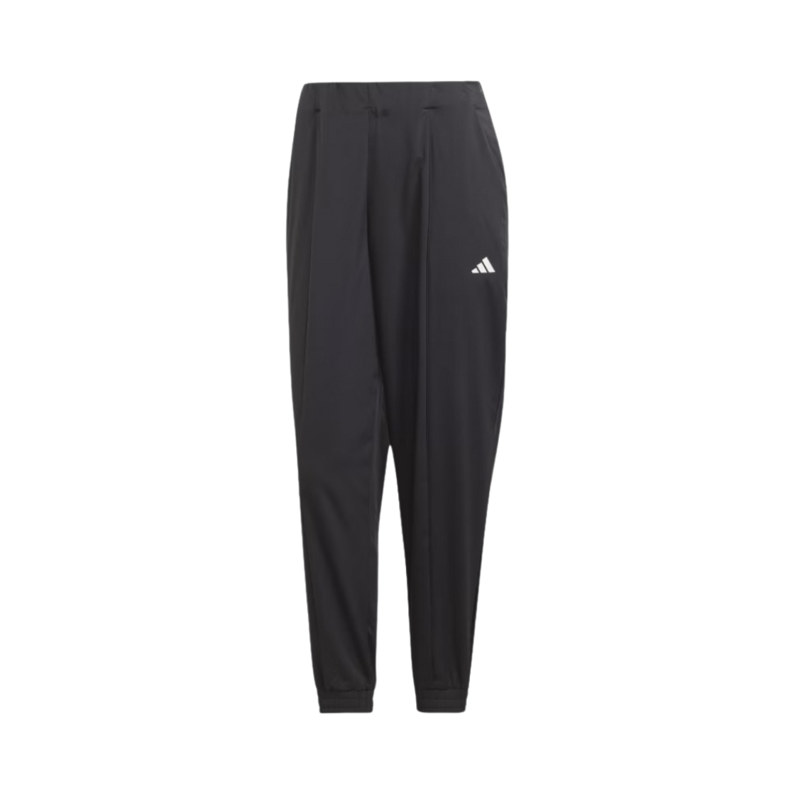 IJ5923 (W) Adidas Aeroready Train Essential Minimal Branding Woven Pants Black White - KR Sizing