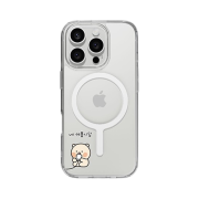 SINJIMORU x UMEUS Bear Hello There MagSafe Airclo Basic Case iPhone 16 15 14 13 12 Mini Plus Pro Max