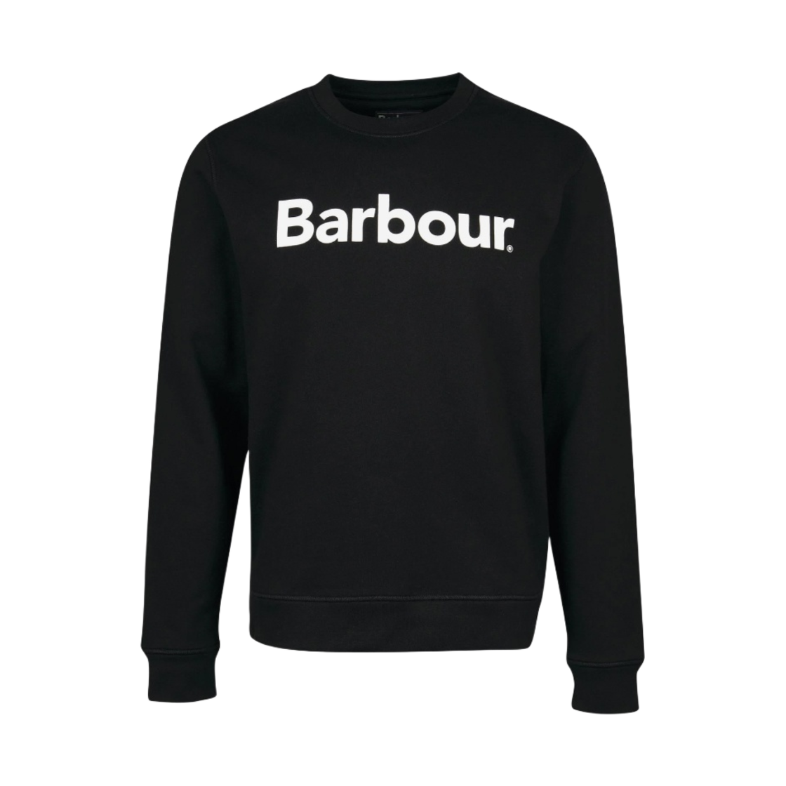 바버 로고 크루넥 스웨트셔츠 블랙(Barbour Logo Crewneck Sweatshirt Black)