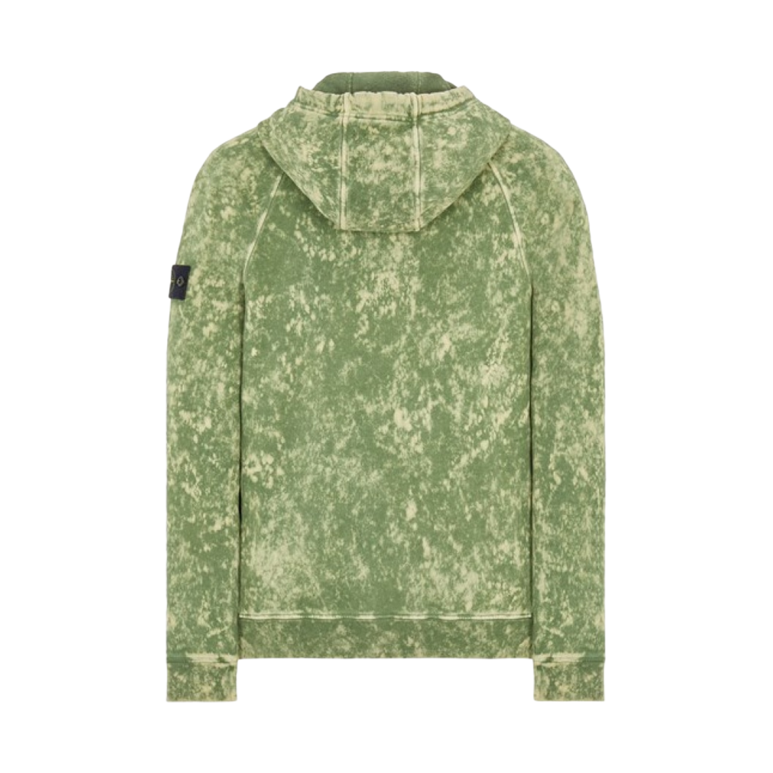 스톤 아일랜드 61338 오프 다이 트리트먼트 후드 스웨트셔츠 올리브 그린 - 22SS(Stone Island 61338 Off-Dye Treatment Hooded Sweatshirt Olive Green - 22SS) - 2