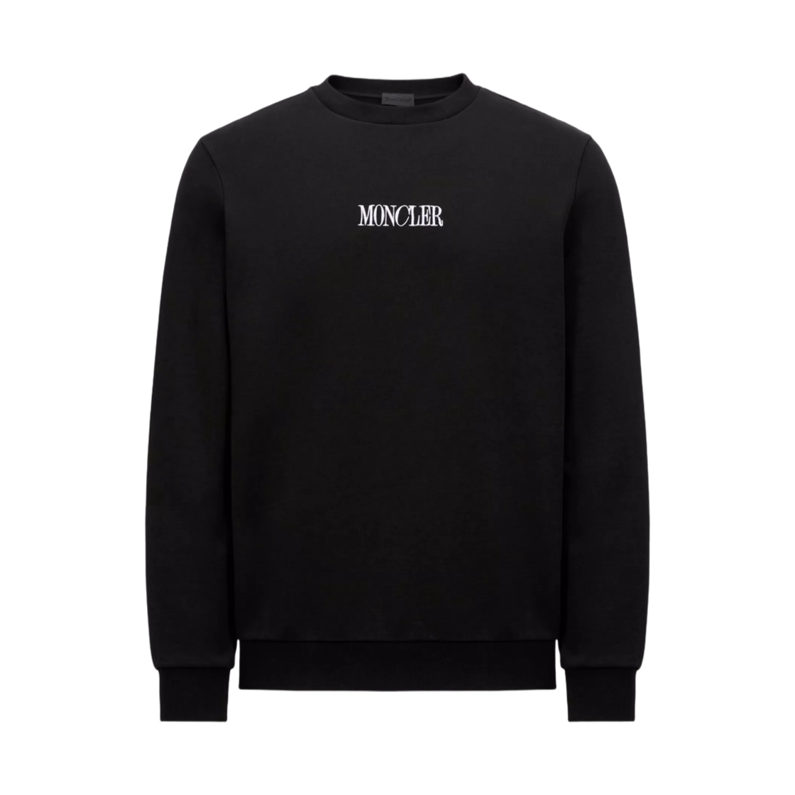 J2-091-8G00040-809KR-999 Moncler Embroidered Logo Sweatshirt Black - 24FW