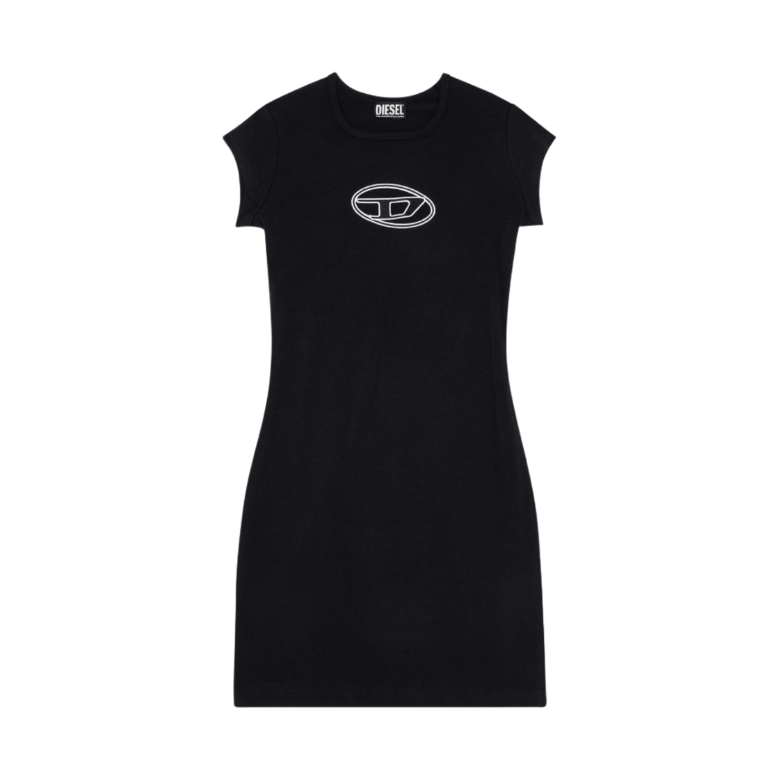 (W) 디젤 D-엔젤 숏 드레스 블랙 화이트((W) Diesel D-Angiel Short Dress Black White)