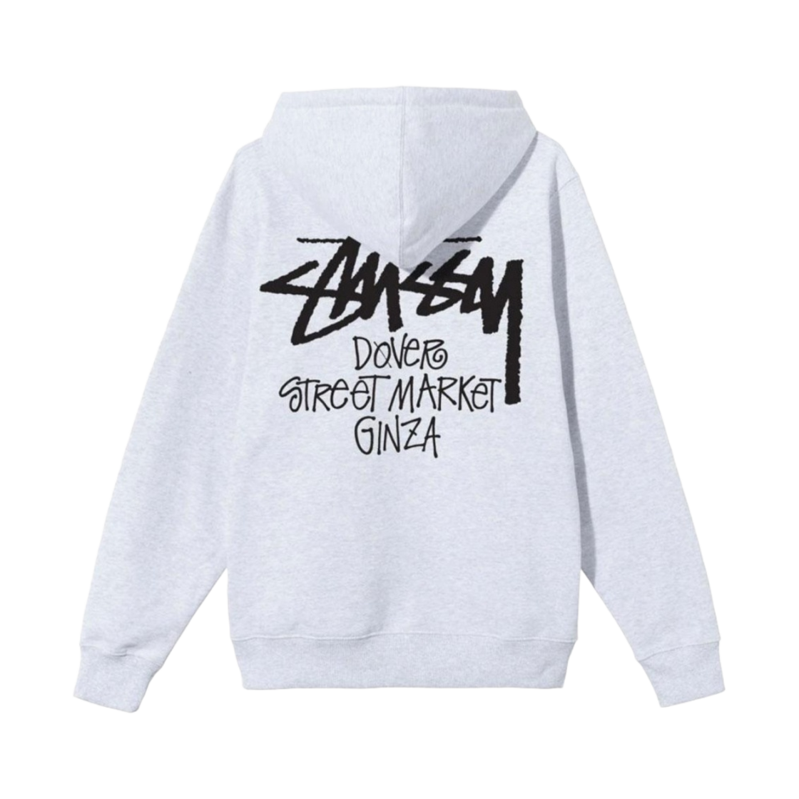 스투시 스탁 도버 스트리트 마켓 긴자 후디 애쉬 헤더(Stussy Stock DSM Ginza Hoodie Ash Heather) - 1