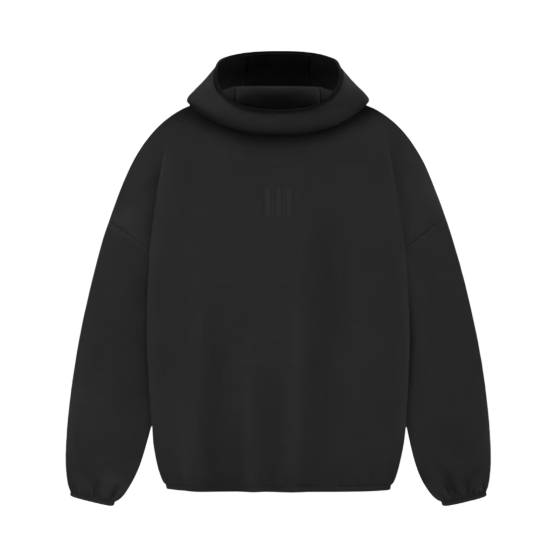 아디다스 x 피어 오브 갓 애슬레틱스 스웨이드 플리스 후드 블랙 - KR 사이즈