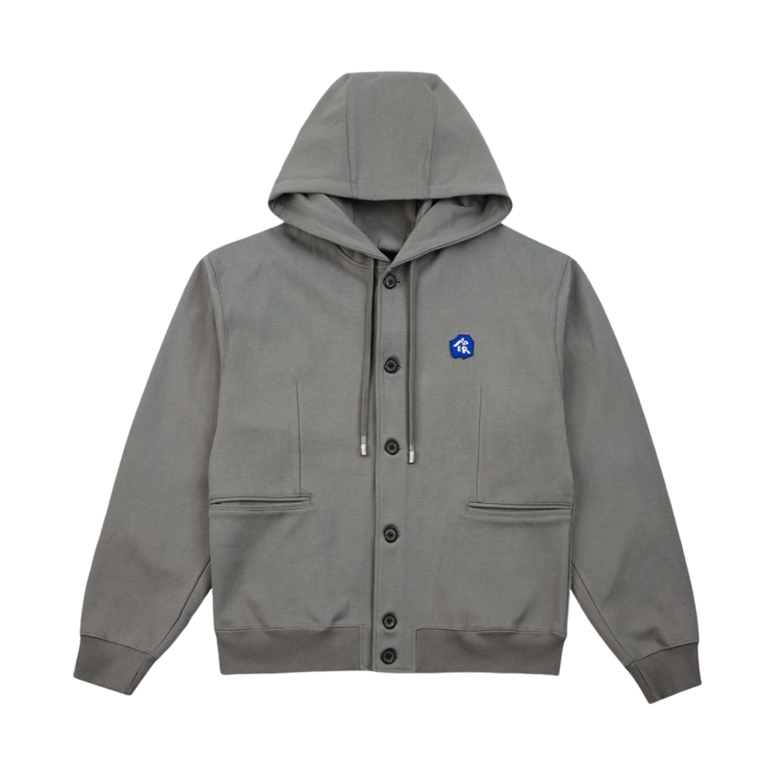 トップス ADERERROR sculpture logo hood jacket 아더에러]Sculpture logo hood jacket Grey