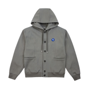 Ader Error Sculpture Logo Hood Jacket Dark Grey