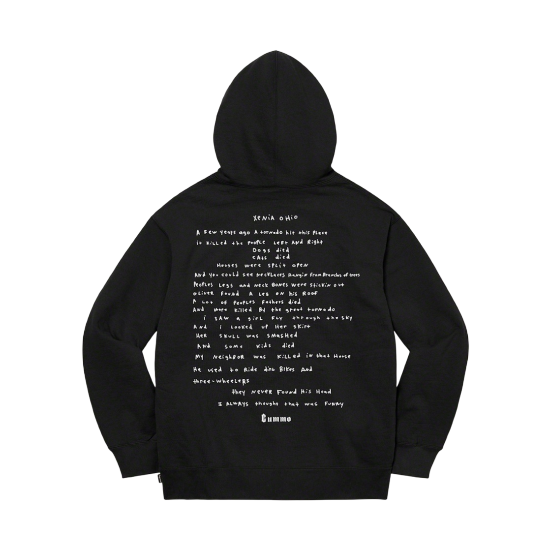 슈프림 x 구모 후드 스웨트셔츠 블랙 - 22SS(Supreme x Gummo Hooded Sweatshirt Black - 22SS) - 2