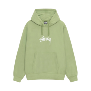 Stussy Stock Logo Applique Hoodie Moss
