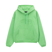 Stussy Relaxed Oversized Hoodie Green