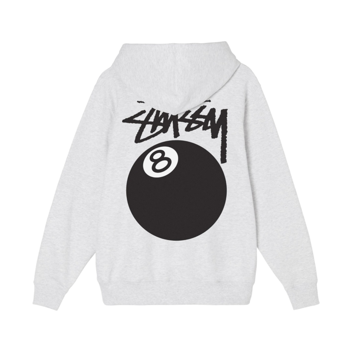 스투시 8볼 후드 애쉬 헤더 - 21FW
