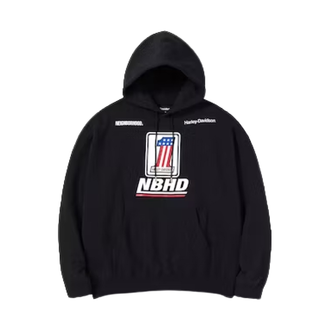 네이버후드 x 할리 데이비슨 풀오버 후드 블랙(Neighborhood x Harley Davidson Pullover Hoodie Black)
