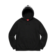 Supreme Contrast Hooded Sweatshirt Black - 21FW