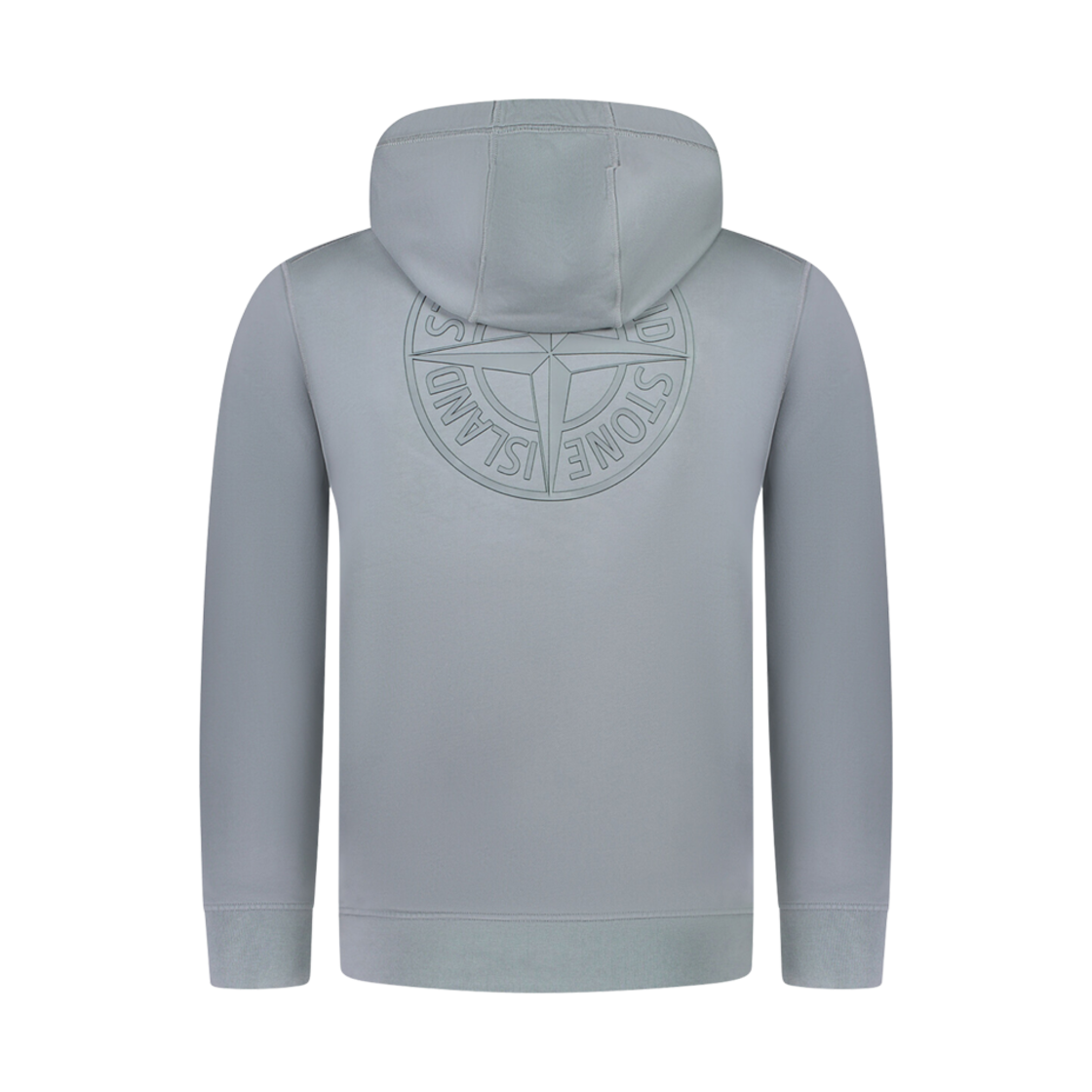 스톤 아일랜드 66283 로고 후드 그린 그레이 - 24FW(Stone Island 66283 Logo Hoodie Green Grey - 24FW) - 2