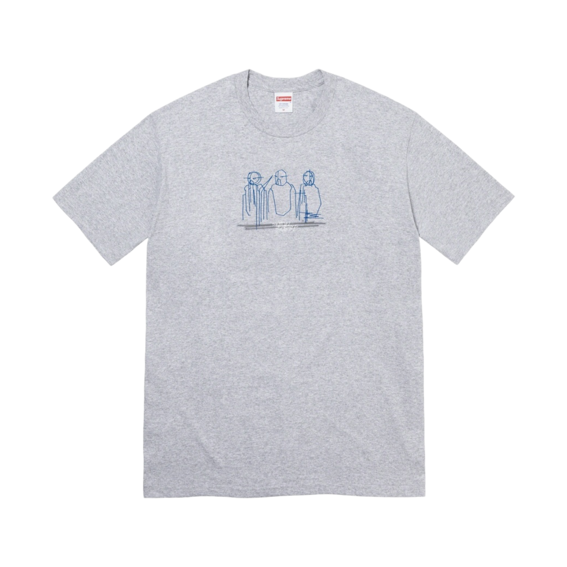 슈프림 쓰리 킹스 티셔츠 헤더 그레이 - 23SS(Supreme Three Kings T-Shirt Heather Grey - 23SS) - 1