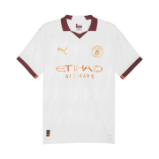 Puma Manchester City 2023/24 Away Authentic Jersey Puma White Aubergine (Non Marking Ver.)