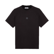 Stone Island 20144 Garment Dyed Short Sleeve T-Shirt Black - 23FW