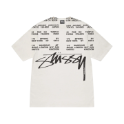 Stussy Locations Pigment Dyed T-Shirt Natural