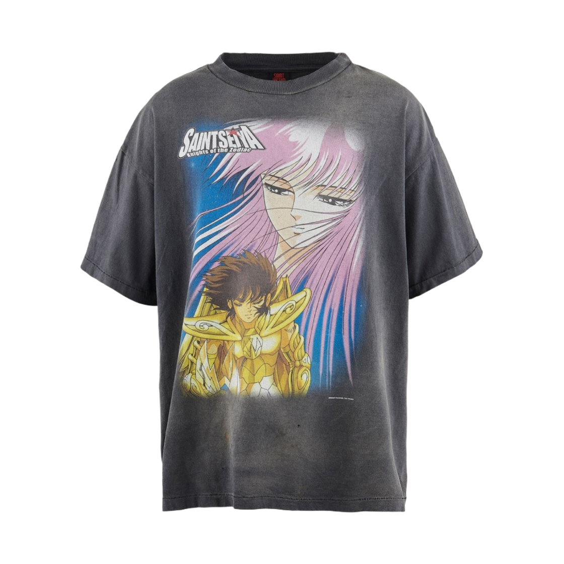 YS8-0000-C26 Saint Mxxxxxx Seiya S/S T-Shirt Black - 24SS