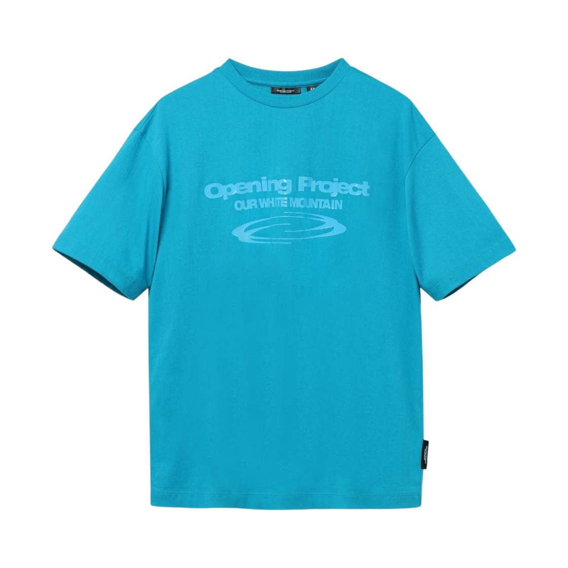 오프닝프로젝트 아이덴티티 티셔츠 아쿠아