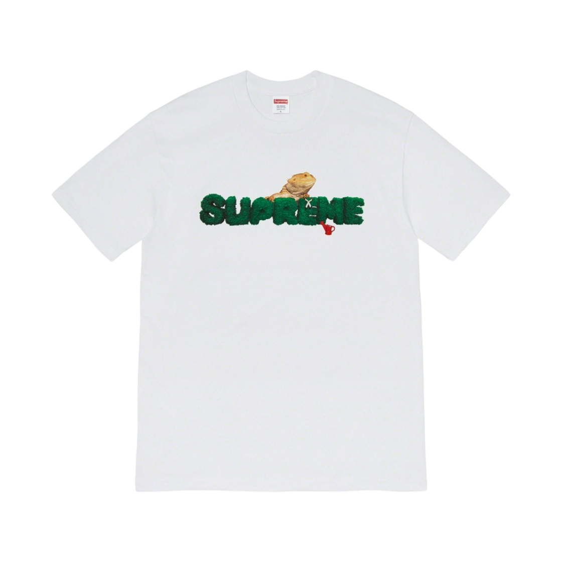 슈프림 리자드 티셔츠 화이트 - 20SS