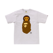 BAPE Milo on Ape Head T-Shirt Light Grey
