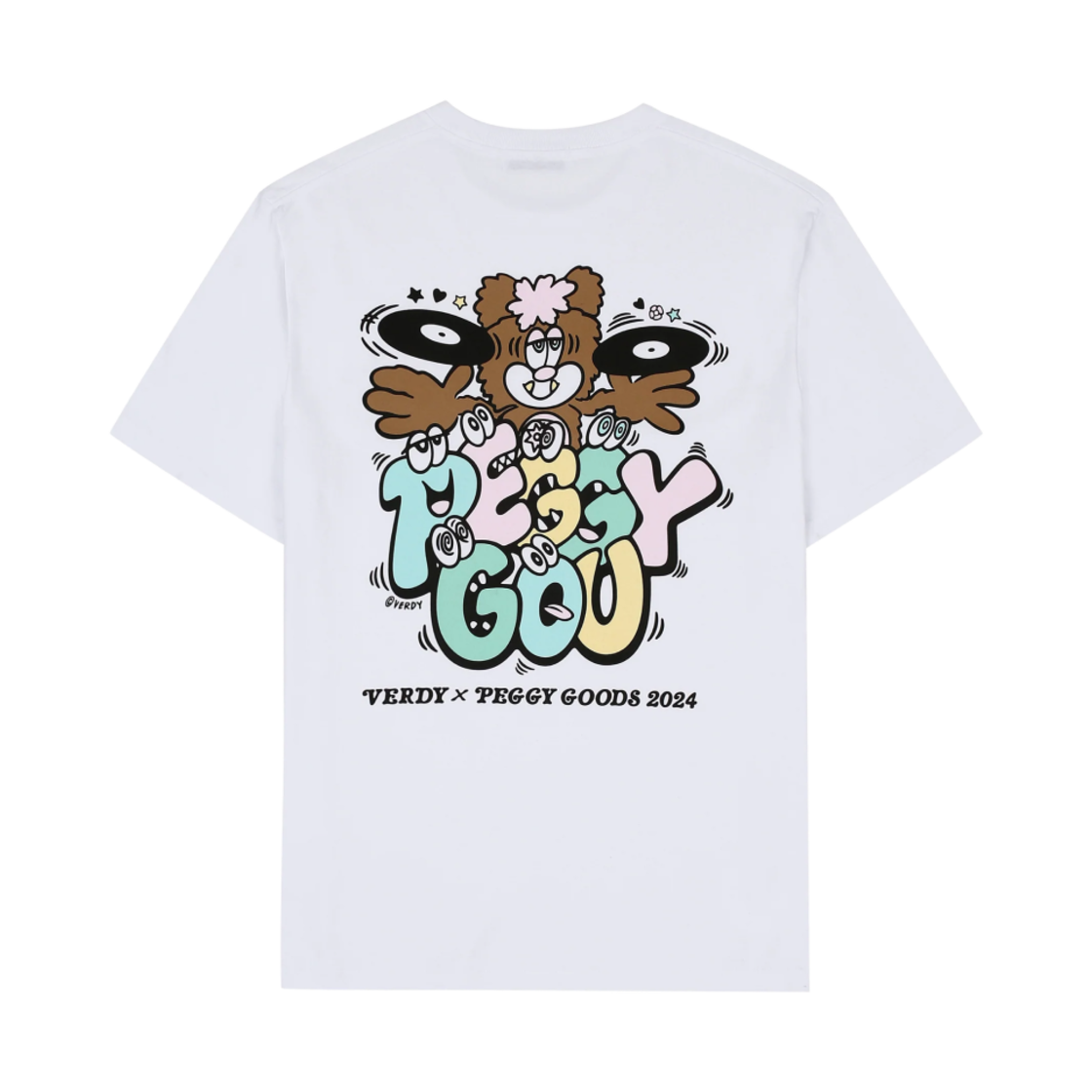 베르디 x 페기 구 티셔츠 화이트 - 300개 한정(Verdy x Peggy Gou T-Shirt White - Edition of 300)