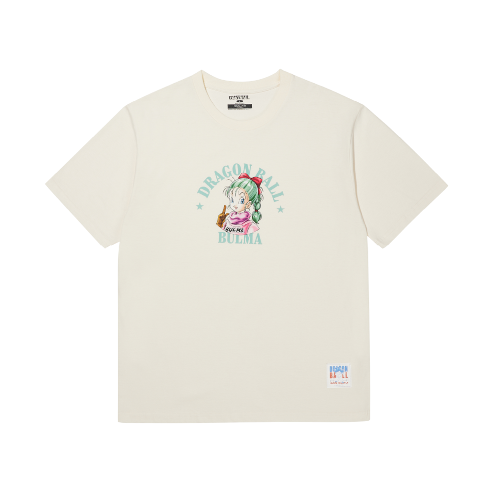 드래곤볼 그래픽 티셔츠 Vol.1 부르마 아이보리(DB Graphic T-shirt VOL.1 Bluma Ivory)