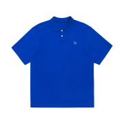 Ader Error Sig; TRS Tag Polo T-Shirt 01 Z-Blue