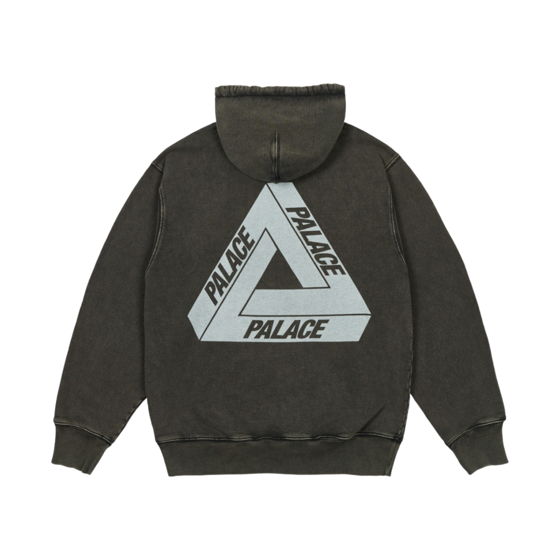 - Palace Pigment Wash Tri-Ferg Zip Hood Black - 24SS - 대표 이미지 #1