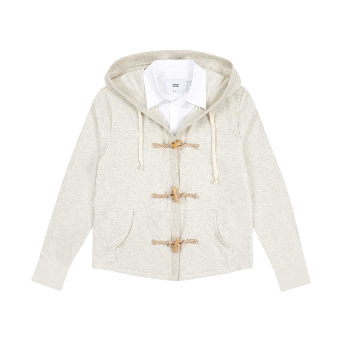 사파리스팟 루 베이스 스쿨 더플 집업 아이보리(Safarispot Roux Base School Duffle Zipup Ivory)