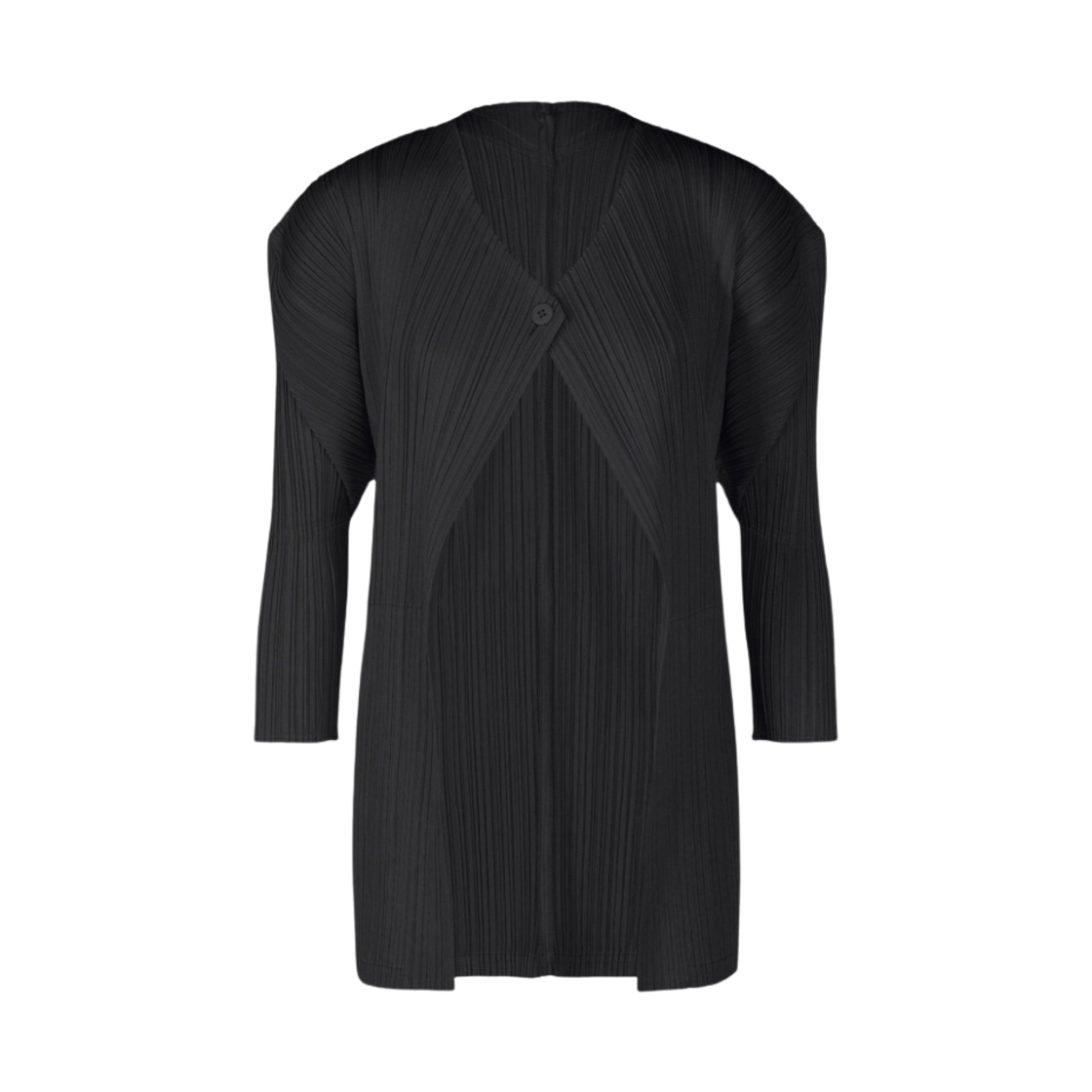 PP43-JO113-15 (W) Pleats Please Issey Miyake MC July Cardigan Black