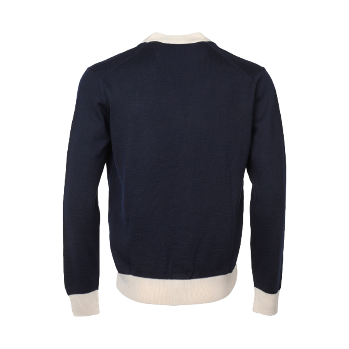 메종 키츠네 베이비 폭스 패치 바이컬러 클래식 가디건 네이비(Maison Kitsune Baby Fox Patch Bi-Color Classic Cardigan Navy) - 2