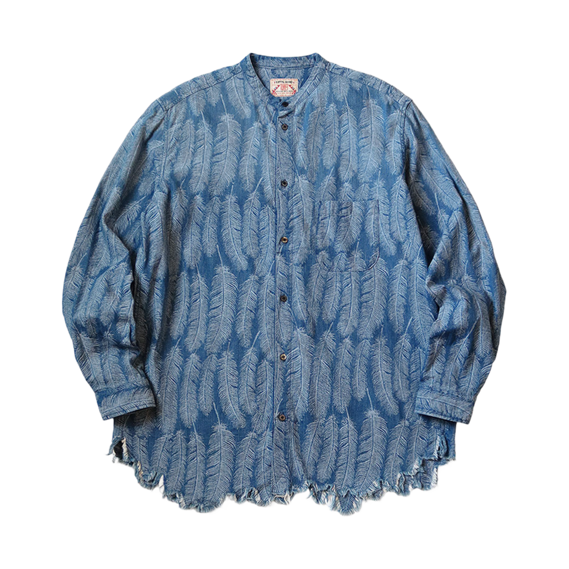 캐피탈 5온즈 맥파이 데님 스탠드 셔츠 라이트 인디고