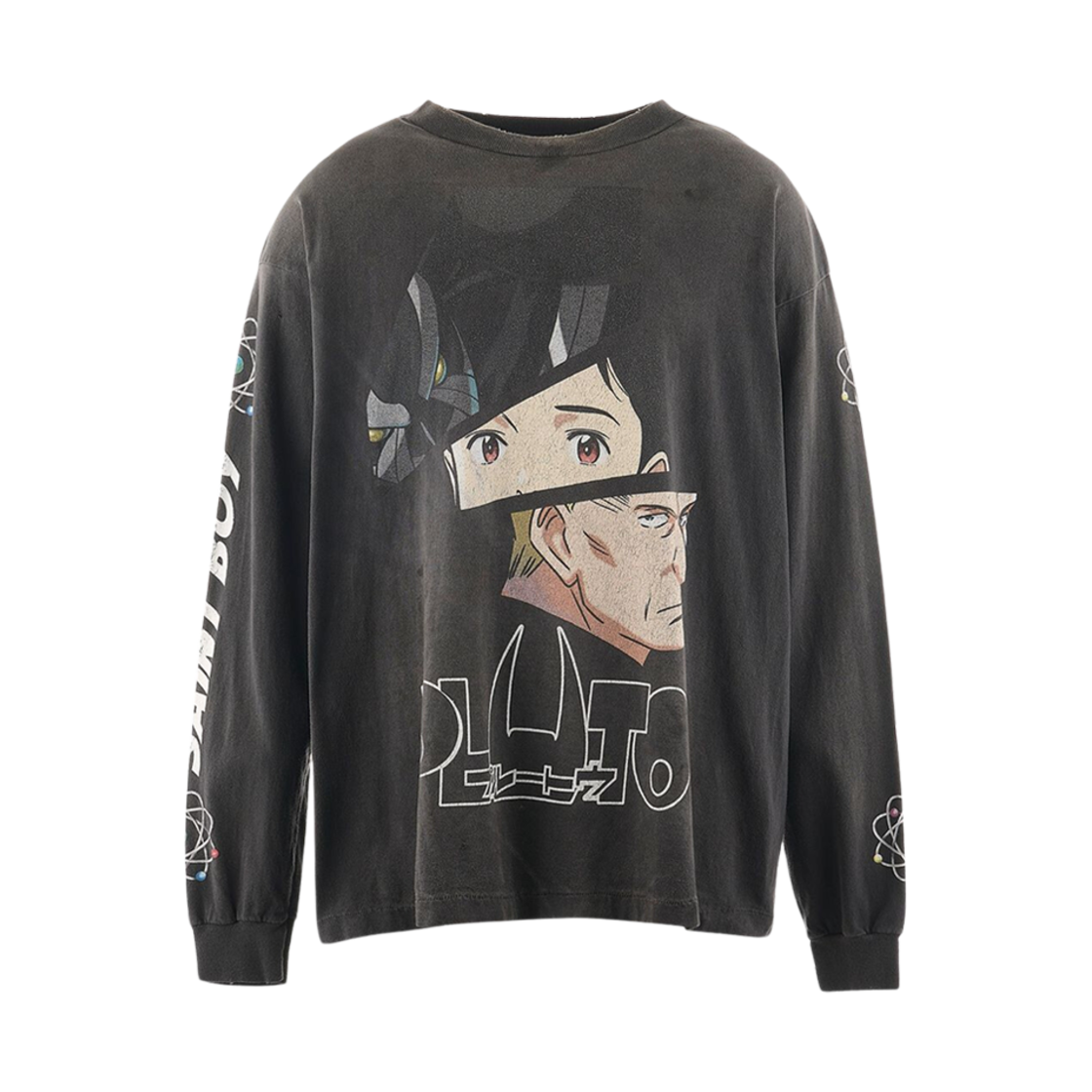 세인트 마이클 x 플루토 롱슬리브 티셔츠 블랙(Saint Mxxxxxx x Pluto L/S T-Shirt Black)