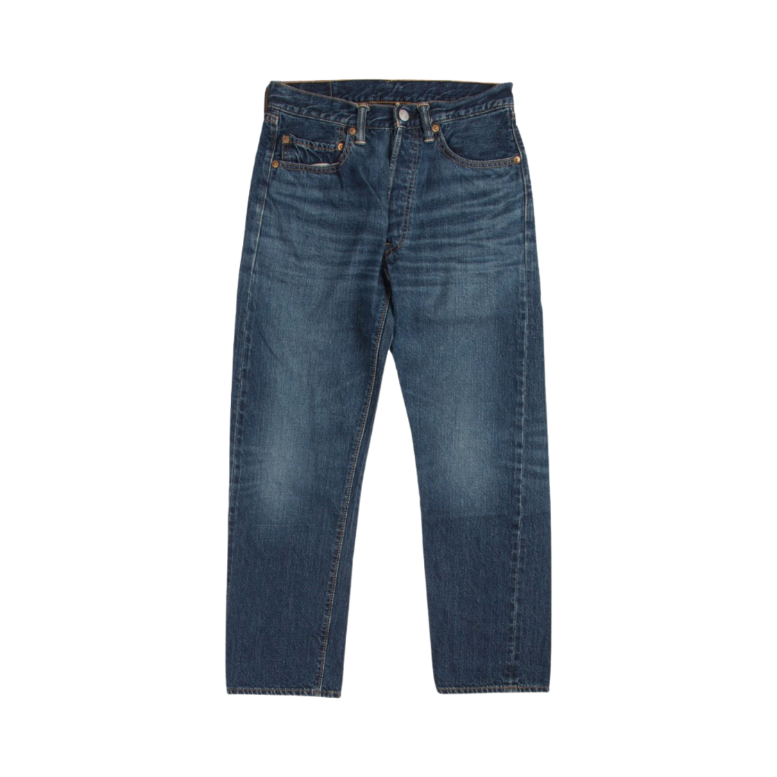 - Warehouse & Co. Lot 2nd-Hand 1100 Pants Used Wash Dark Indigo