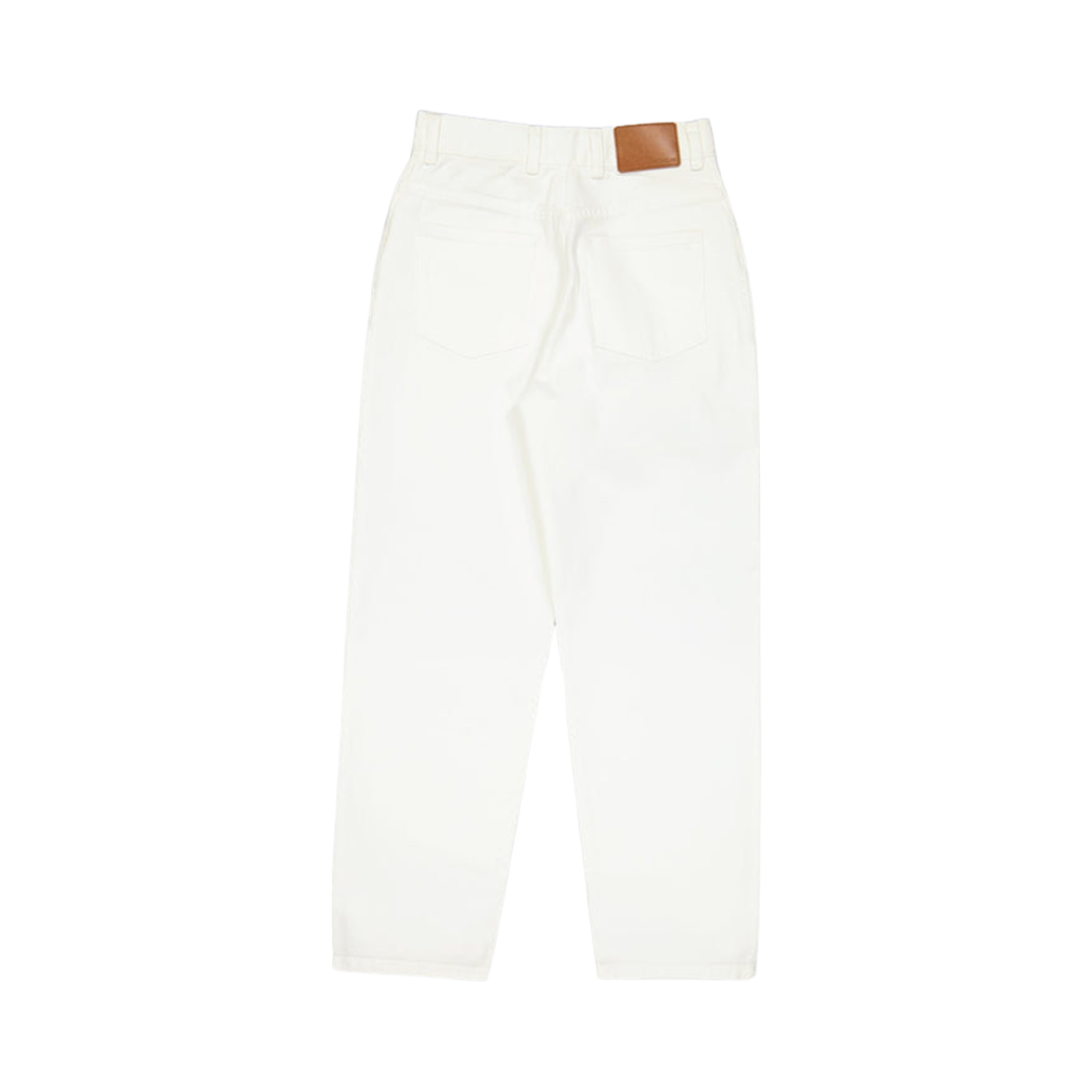 (W) 몽클레르 크롭 진 화이트 - 24SS((W) Moncler Cropped Jeans White - 24SS) - 2