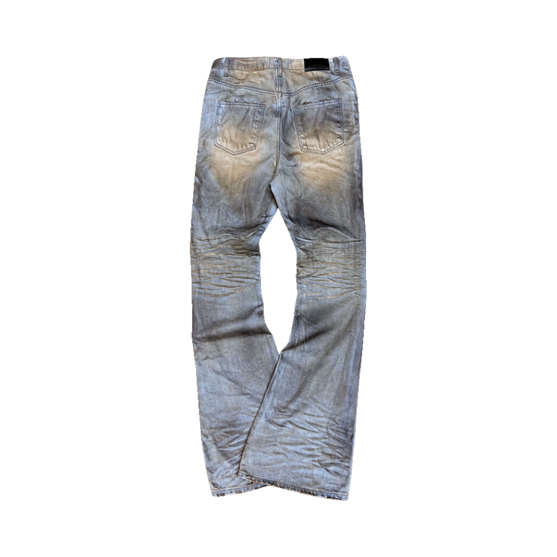 언더마이카 하드 오일 워싱 플레어 진 라이트 블루(Undermycar Hard Oil Washing Flare Jeans Light Blue) - 2