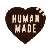 Human Made Heart Rug Medium Brown