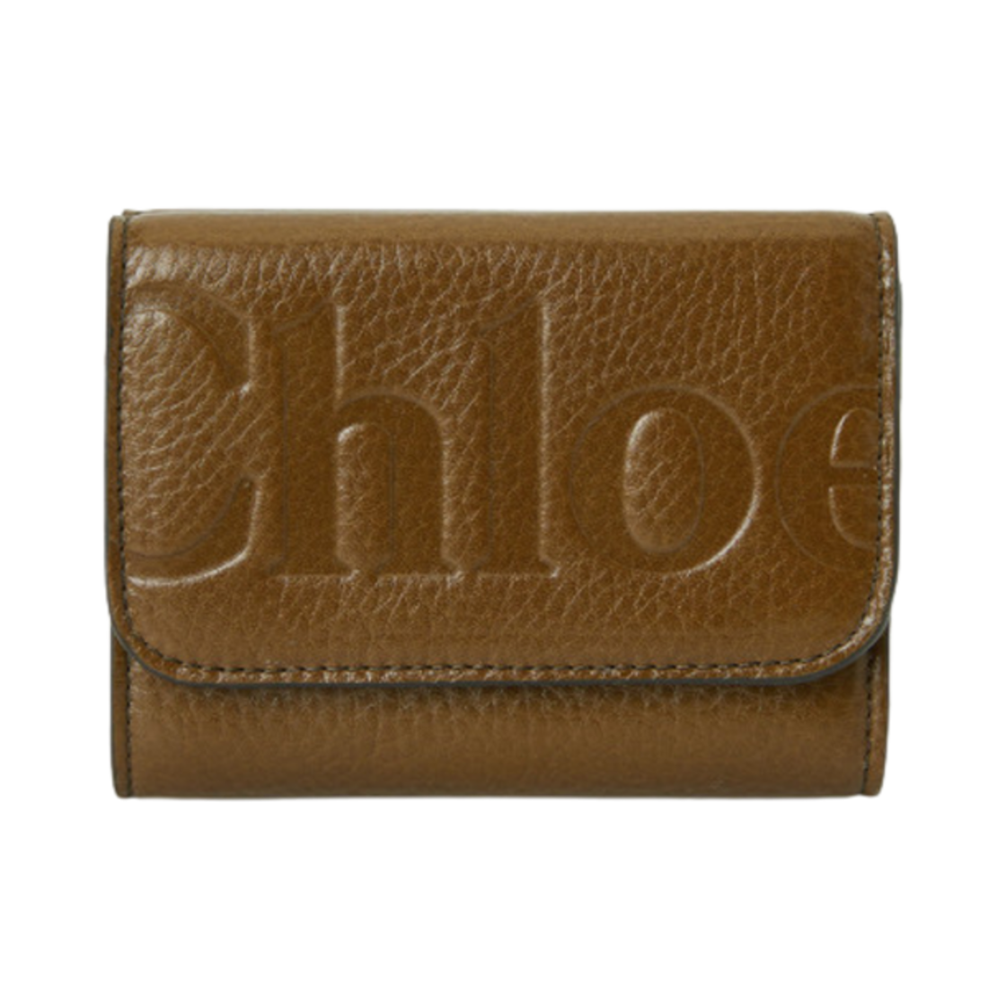 끌로에 레더 스몰 3단 월렛 다크 카키(Chloe Leather Small 3 Step Wallet Dark Khaki) - 1