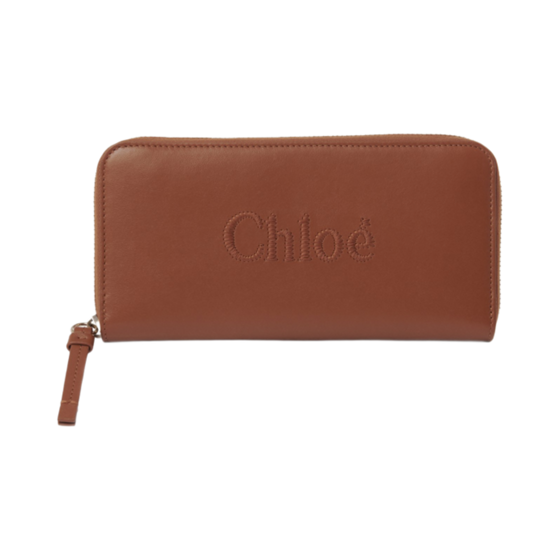 CHC23AP970I10247 Chloe Chloe Sense Zipped Long Wallet Caramel
