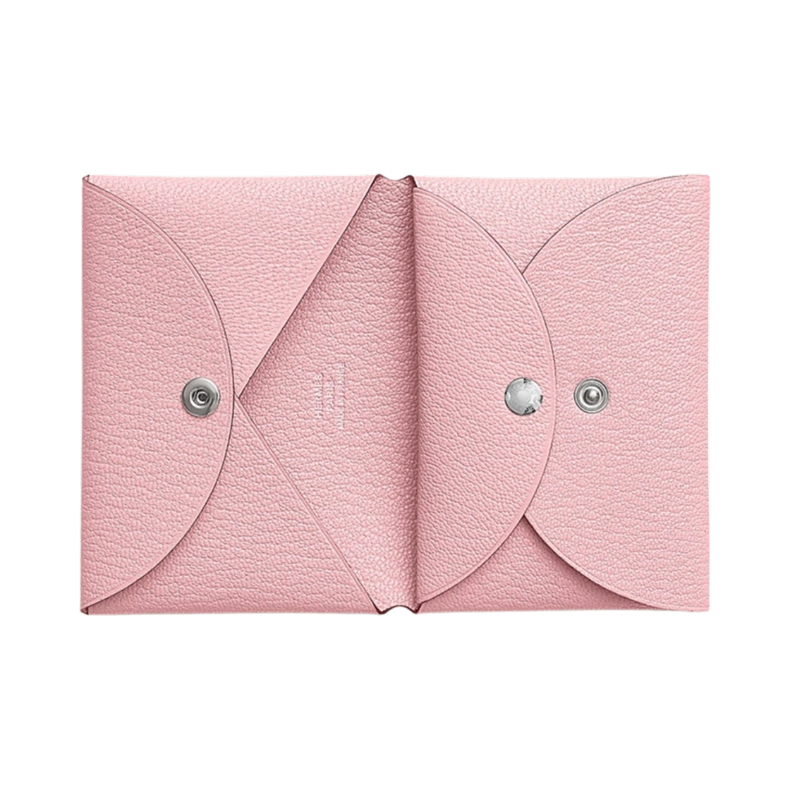 에르메스 칼비 듀오 카드 홀더 미조레 고트스킨 & 팔라듐 하드웨어 로즈 사쿠라(Hermes Calvi Duo Card Holder Mysore Goatskin & Palladium Rose Sakura) - 2