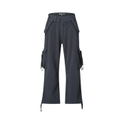 Coyseio Raw Edge Pocket Pants Charcoal