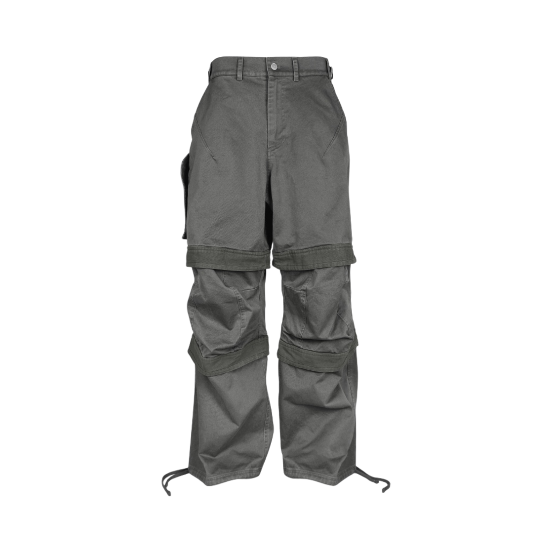 - Farfromwhat Far Layered Work Pants Charcoal