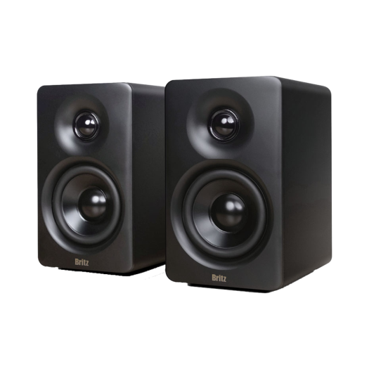 BR-Monitor6_BK Britz BR-Monitor6 Bluetooth Studio Monitor Speaker Black