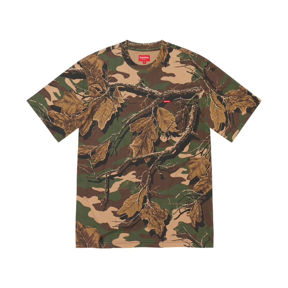 슈프림 스몰 박스 티셔츠 브랜치 우드랜드 카모 - 22FW(Supreme Small Box T-Shirt Branch Woodland Camo - 22FW) - 1