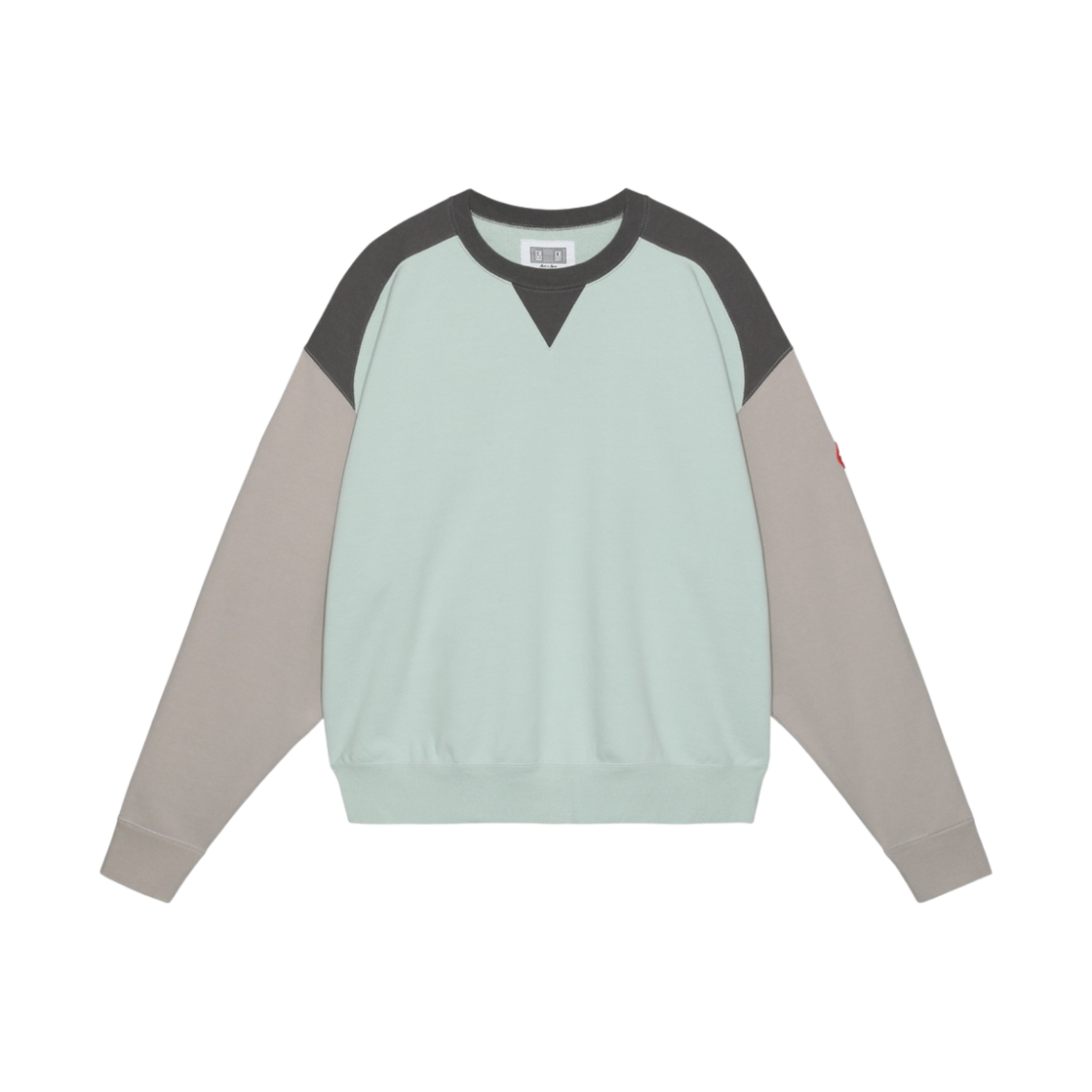 카브엠트 패널 숄더 크루넥 그린 - 23FW(Cav Empt Panel Shoulder Crewneck Green - 23FW) - 1