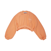 TRUNKPROJECT Logo Cropped Sweatshirt Orange