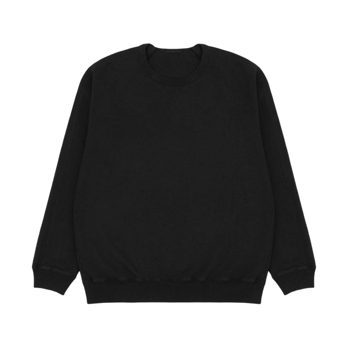 텐씨 가먼트 다이드 크루넥 스웨터 블랙(Ten C Garment Dyed Crewneck Sweater Black)